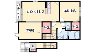 スピカⅠの物件間取画像